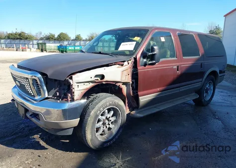 2000 Ford Excursion Limited z USA, uszkodzony, nr VIN 1FMNU42S3YEE54656